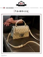 Bolso de mujer de la marca Hong Kong2025Nueva Bolsa Cuadrada Pequeña Acolchada de Alta Gama, Bolso de Hombro Cruzado Blanco - details 9