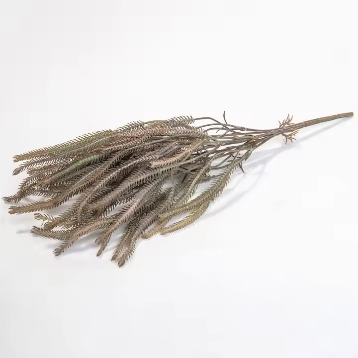 Rama de pino Artificial hecha a mano, corona artesanal, regalos, árbol de pino Artificial hecho a mano, plantas verdes falsas elegantes realistas - 1