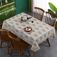 Battilo - Mantel ENCE rectangular comedor lujosa funda bordada para mesa de centro, decoración del hogar y bodas - details 16