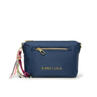 Bolso de hombro negro, nuevo bolso de mujer con cordón, bandolera de nylon con cremallera dorada - details 18