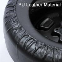 Suzuki Jimny JB74 JB64 2019-2024 Protector de bolsa de neumático de repuesto con cuero PU de PVC de 15 pulgadas para accesorios - details 3