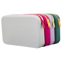 Bolsa De Maquillaje Portátil De Silicona Grande Con Cierre De Cremallera Y Soporte Para Brochas De Maquillaje Resistente Al Agua Para Viajes - details 0