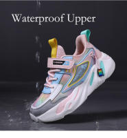 Zapatos de marca para niños, zapatillas de deporte para niñas, zapatos deportivos transpirables para niños, zapatillas de tenis cómodas informales de color rosa a la moda para uso diario - details 8