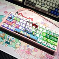 Hellokitty keycap transmisión de luz grabada lateral teclado mecánico de eje magnético adaptado de gatito de alto valor (teclado no incluido) - details 2