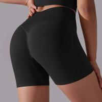 Pantalones cortos de cintura alta para mujer, ropa deportiva para Yoga, gimnasio, correr, pantalones cortos de entrenamiento - details 15