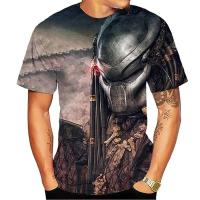 Carnivore Street Hip-hop-camisetas con estampado 3d de talla grande para hombre y mujer, película de terror, deportes de verano, transpirables de secado rápido - details 2