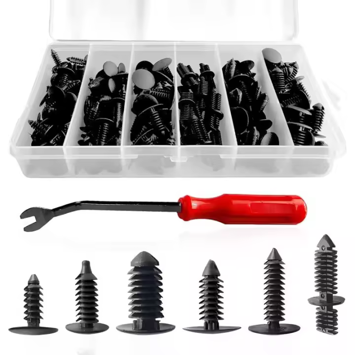 146PCS Clips de Cuerpo de Automóvil Clip de Protección de Parachoques de Nylon - 1
