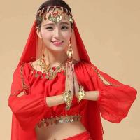 Tops brillantes con cuentas de lentejuelas en el vientre, disfraces de baile sexys, disfraces con flecos para festivales, discotecas, fiestas, Tailandia, India y Arabia - details 17