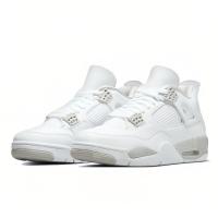 basketball shoes for Men Women Sneakers 4s All Black White Pearl Glacier Pink Breathable Lightweight Tennis Shoes  Designer Running Outdoor Sports Eur36-45 - details 3