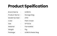 Bolsa de Teléfono UGREEN Impermeable Tamaño Grande Bolsa para Cables de Auriculares - details 9