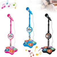 Karaoke con micrófono de pie, máquina de canciones, instrumento musical, juguete educativo y de entrenamiento - details 0