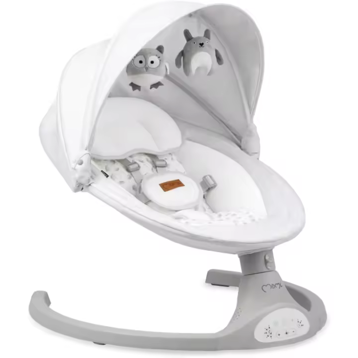 Mecedora Plegable para Niños hasta 9kg Control Remoto Bluetooth Funciona con Pilas/Electricidad - 1