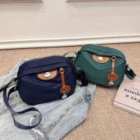Bolso cruzado de nailon con carcasa portátil, bandolera mensajero informal de gran capacidad, impermeable, Color sólido, bolsa de tela Oxford para dumplings - details 6