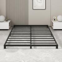 Cama con Plataforma de Metal, Marco de Cama de 140 x 200 cm, Cama de Metal con somier de láminas de Metal, Moderna Cama de Metal para Adultos, niños, Adolescentes, fácil Montaje - details 24