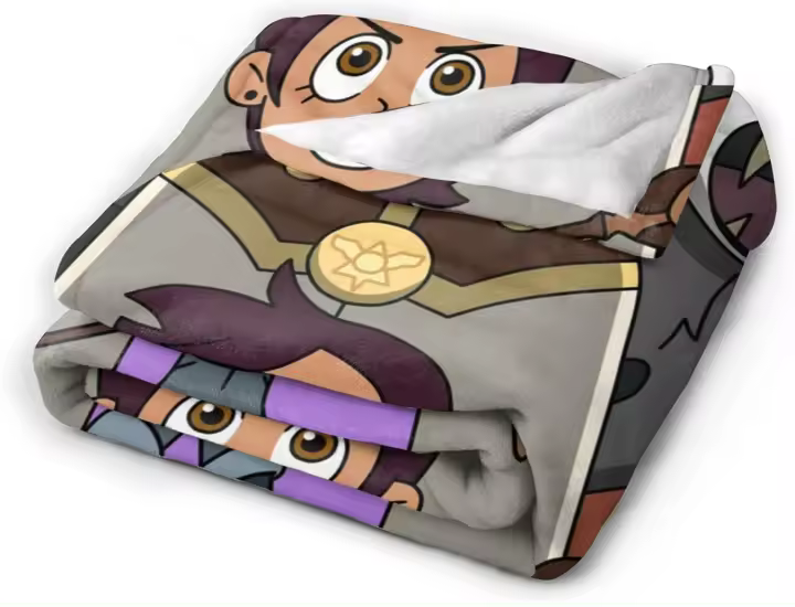 The Owl House-manta de franela ligera y acogedora para cama, manta suave para sofá, adecuada para todas las estaciones - 1