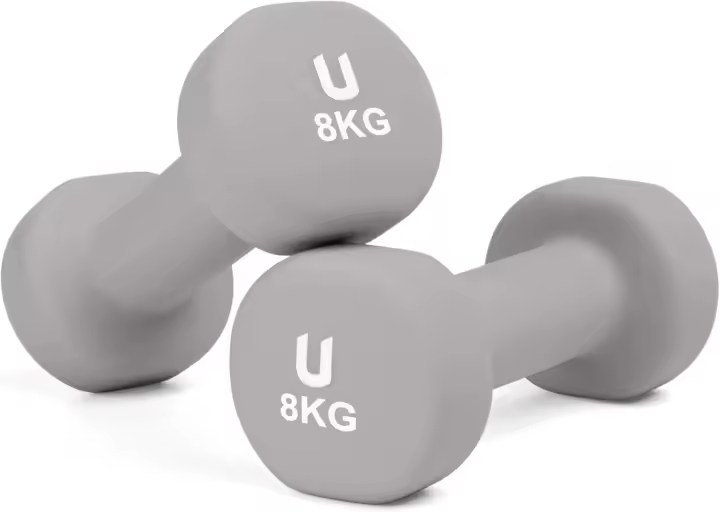 Mancuernas Antideslizantes de Hierro-Neopreno Suaves al Tacto, Diseño Ergonómico, Anti-Rodadura, Gimnasio en Casa, Fitness Para Hombres y Mujeres - 1