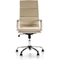 Morgan reclinable Negro, Piel sintética, Silla ejecutiva con reposacabezas y conjín engrosados, Altura Ajustable, Diseño ergonómico - details 9
