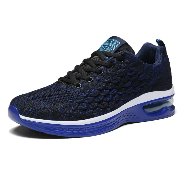 Zapatillas de correr transpirables para hombre, zapatos deportivos ligeros, a la moda, para caminar, gimnasio, trotar - 1