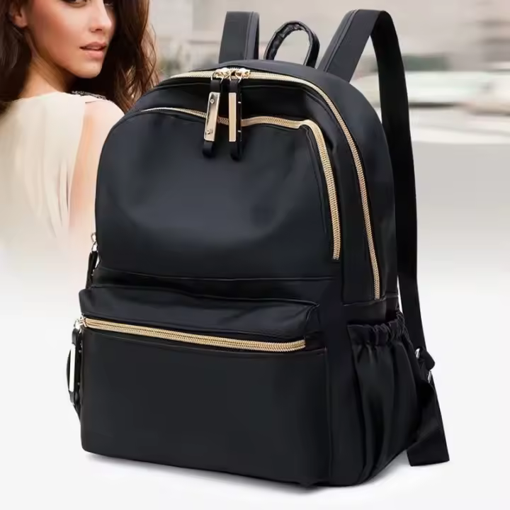 Mochila impermeable de alta capacidad para mujer, morral escolar para ordenador portátil, bonita bolsa de viaje para libros, a la moda, novedad - 1