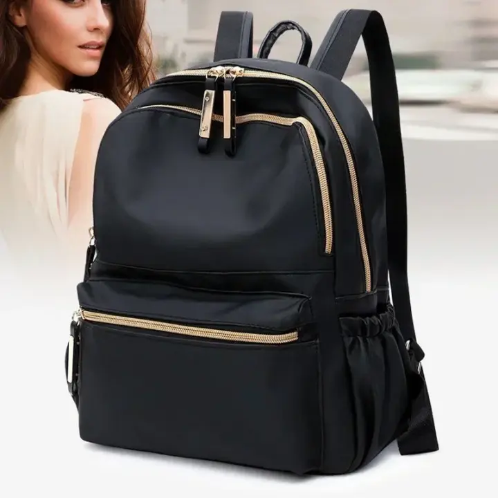 Mochila impermeable de alta capacidad para mujer, morral escolar para ordenador portátil, bonita bolsa de viaje para libros, a la moda, novedad - 1