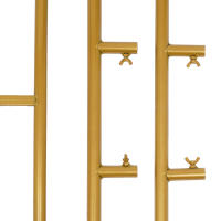 Arco de Boda de Hierro Base de Columna de Circulo Kit de Soporte para Decoración de Fiesta de Cumpleaños 2.7 x 2.3 m - details 14