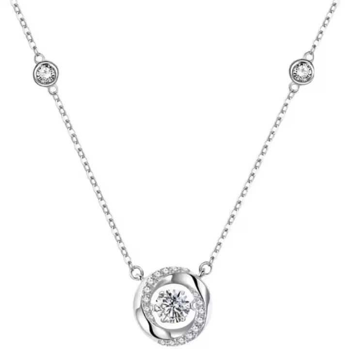 Anillo delicado colgante collar mujer verano premium sentido nicho lujo ligero cadena clavícula temperamento superfairy gargantilla moda - 1