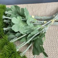 Bola Artificial de crisantemo de 6 cabezas, ramo de bolas de pelo artificiales de tacto Real de plástico, flores falsas realistas, decoración del banquete de boda - details 8