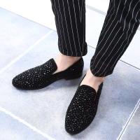2022- Perú Italia Zapatos formales de cuero de fiesta negros informales para hombre - details 8