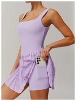 Mono Deportivo Sexy para Mujer Vestido de Yoga de Poliéster Conjunto de Gimnasio - details 21