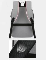 Mochila escolar de gran capacidad para hombre y mujer, bolsa de ordenador de negocios, carga USB, bolsa de ordenador - details 5