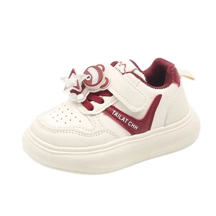 Los niños de la junta de bebé zapatos de baja parte superior ligera suela suave bebé niño zapatos niños y niñas casual zapatos deportivos niños. - 1