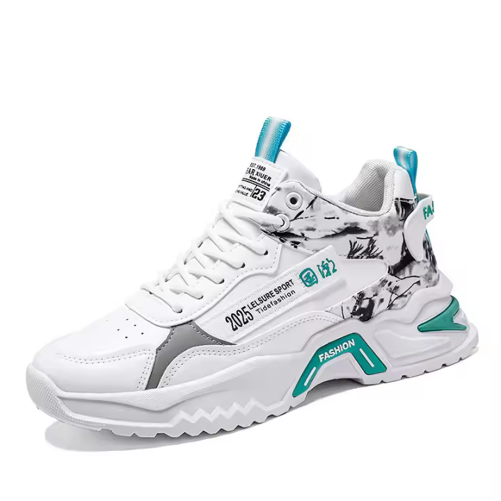 Zapatillas de Moda Transpirables para Hombres Plataforma Ligera de Deportes de Malla - 1
