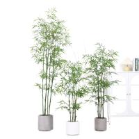 Plantas Artificiales Decorativas - Bambú Artificial 120 cm con Tronco Natural, Árbol Artificial, Planta Artificial Realista, Decoración Hogar - details 8