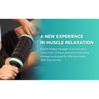 Masajeador rodante Robufit, terapia de percusión, alivio de todo el cuerpo, recuperación de tejidos profundos y músculos, base manos libres - details 1