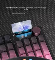 LT104 Teclado Tri-Modo RGB Personalizado Inalámbrico 2.4G Bluetooth Teclado Mecánico de Oficina - details 3