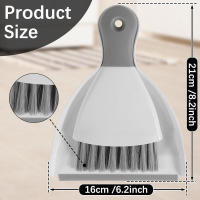 Juego de cepillos portátiles para excrementos, Mini herramienta de limpieza para mesas y teclados - details 11