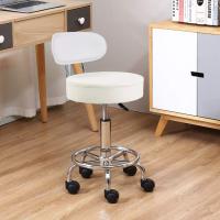 Bar telesilla Silla giratoria banqueta experimentales heces Aprendizaje Belleza Silla Alta Trasera Regulable en Altura con Ruedas (Negro) - details 8