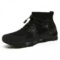 Calcetines Personalizados de Malla Tejida con Mosca Zapatos Deportivos para Hombres de Tamaño Grande Color Sólido Para Actividades al Aire Libre y Montañismo - details 2