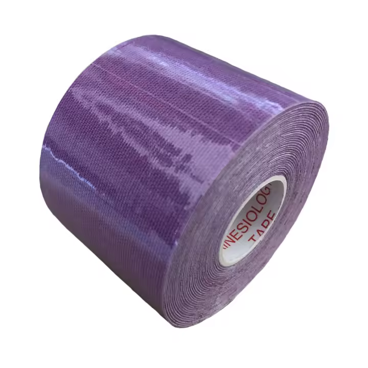 Cinta de kinesiología para deportes, Protector muscular de rodilla, 5cm x 5m - 1