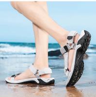 Zapatos Abiertos De Verano De Alta Calidad Para Hombre, Sandalias Ajustables Para Exteriores, Gladiador De Playa Roma, Transpirable, Verde, Negro Puro, Talla Grande 47 48 - details 21