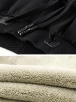 Pantalones de chándal de invierno para hombre, pantalones de chándal gruesos y cálidos de lana, ropa deportiva con bolsillos y cremallera, pantalones de chándal informales de algodón de talla grande 6XL 7XL 8XL - details 1