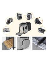 Mochila extensible para mascotas, bolsa de gran capacidad, transpirable, portátil, plegable - details 6