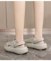 Zuecos de verano para mujer, versátiles, con suela gruesa y suave, estilo bosque, que aumentan la altura. - details 19