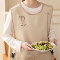 Delantal impermeable resistente a las manchas, delantal sin mangas estilo chaleco para manos limpiable, delantales de cocina antisuciedad transpirables - details 7