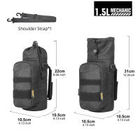 Rhinowalk-portabotellas para motocicleta, bolsa para hervidor con aislamiento de Motor, soporte para vasos de liberación rápida con sistema MOLLE en bolsa para motocicleta - details 4