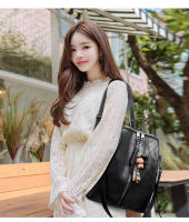 Mochila colgante de cuero suave versión coreana, gran capacidad, multifuncional, bolso de un solo hombro de doble uso - details 6