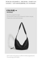 Nueva capa de aire cuadrícula bolso de hombro Premium Sense moda Simple Casual versátil Commuter bolso - details 5