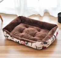 Cama de Gato con patrón de oso, manta cálida para mascotas, nido para perros, alfombrilla para perros pequeños y grandes - details 0
