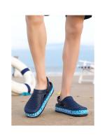 Sandalias con plataforma de camuflaje para hombre, zuecos con suela Eva, a la moda, para verano y exteriores - details 12