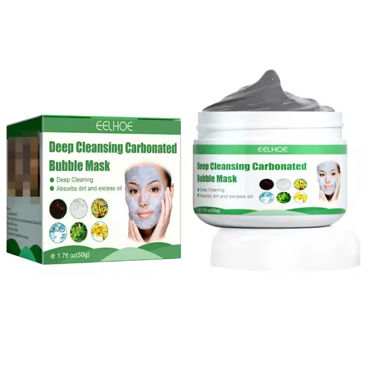 Aplicador de limpieza Mascarilla de burbujas Aplicador suave hidratante Mascarilla de barro limpiadora de acné y espinillas de oxígeno - 1